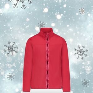 NWT DKNY Girl's Polar Fleece Zip-Up Jacket with High Collar 2T /Fuscia